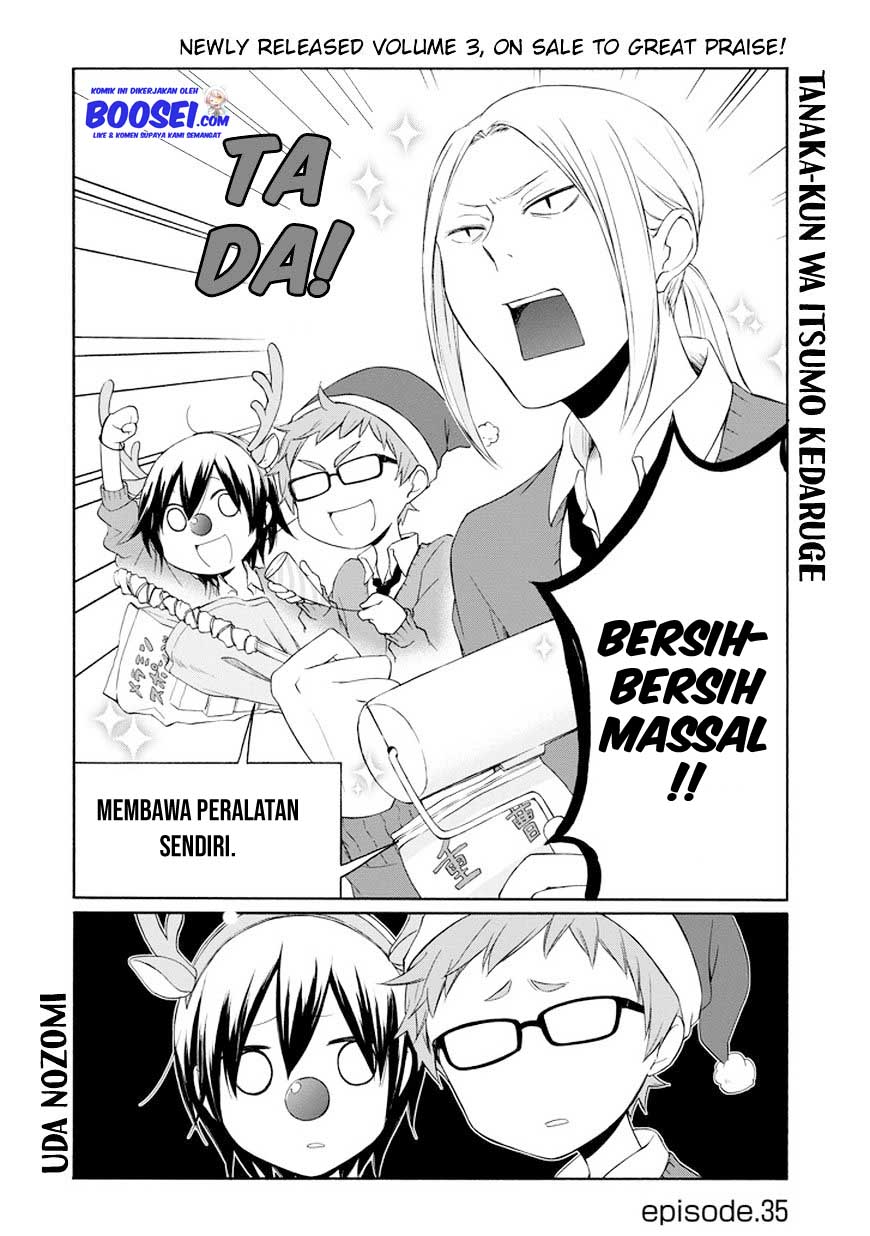 Tanaka-kun wa Itsumo Kedaruge Chapter 35 - halaman 4