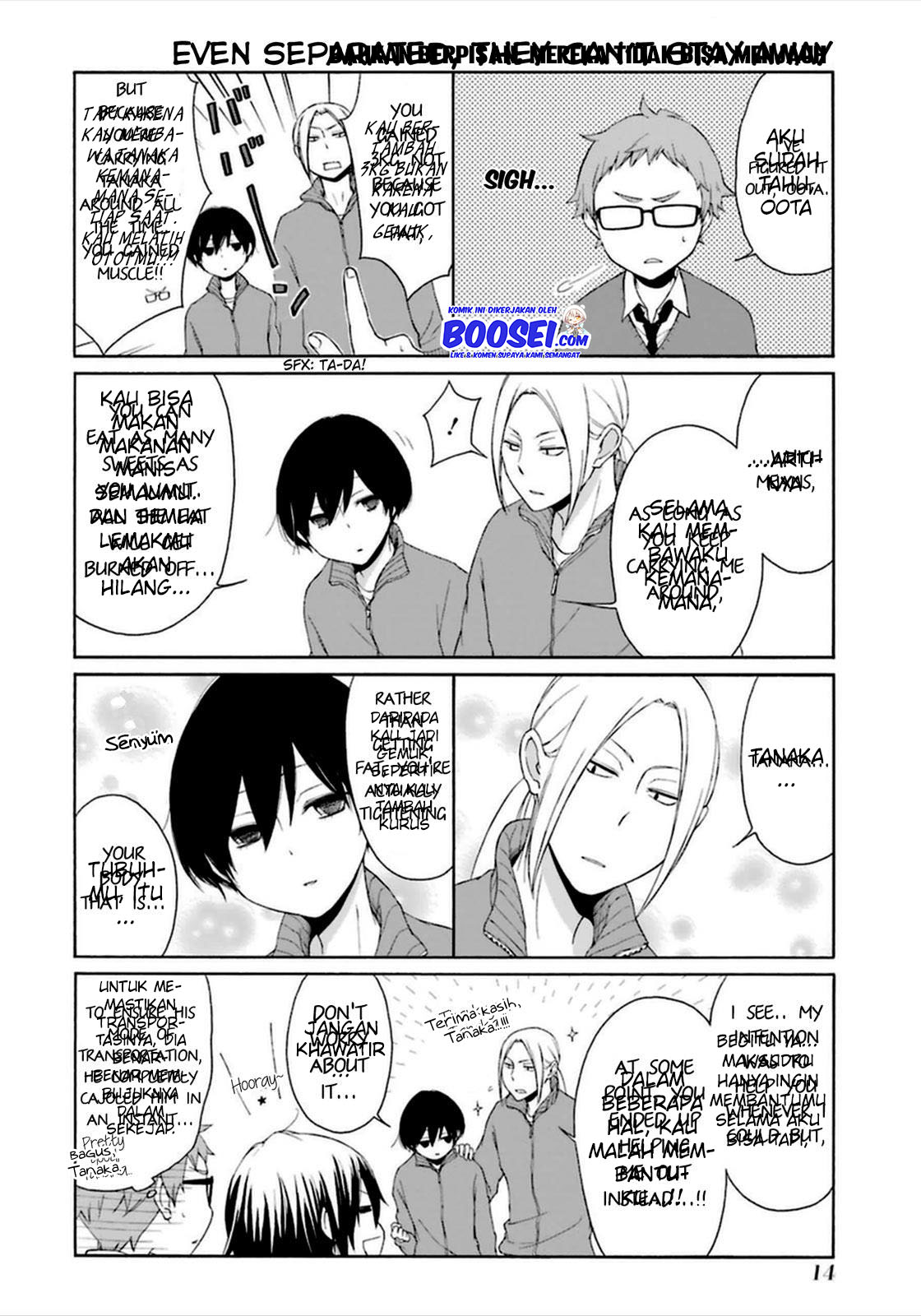 Tanaka-kun wa Itsumo Kedaruge Chapter 40 - halaman 14