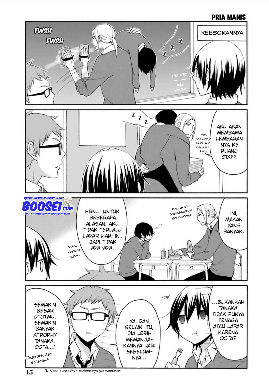 Tanaka-kun wa Itsumo Kedaruge Chapter 40 - halaman 15