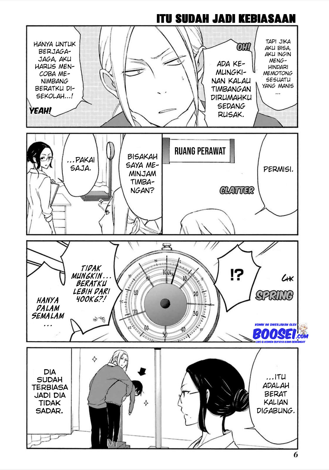 Tanaka-kun wa Itsumo Kedaruge Chapter 40 - halaman 6