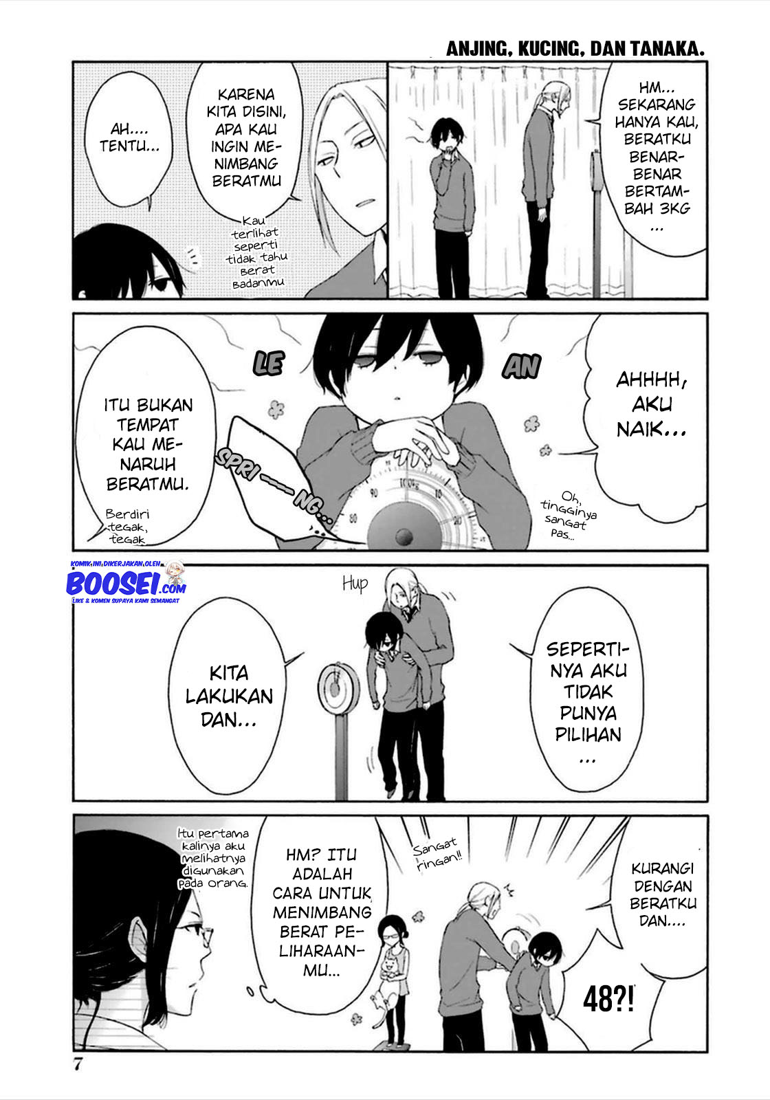 Tanaka-kun wa Itsumo Kedaruge Chapter 40 - halaman 7