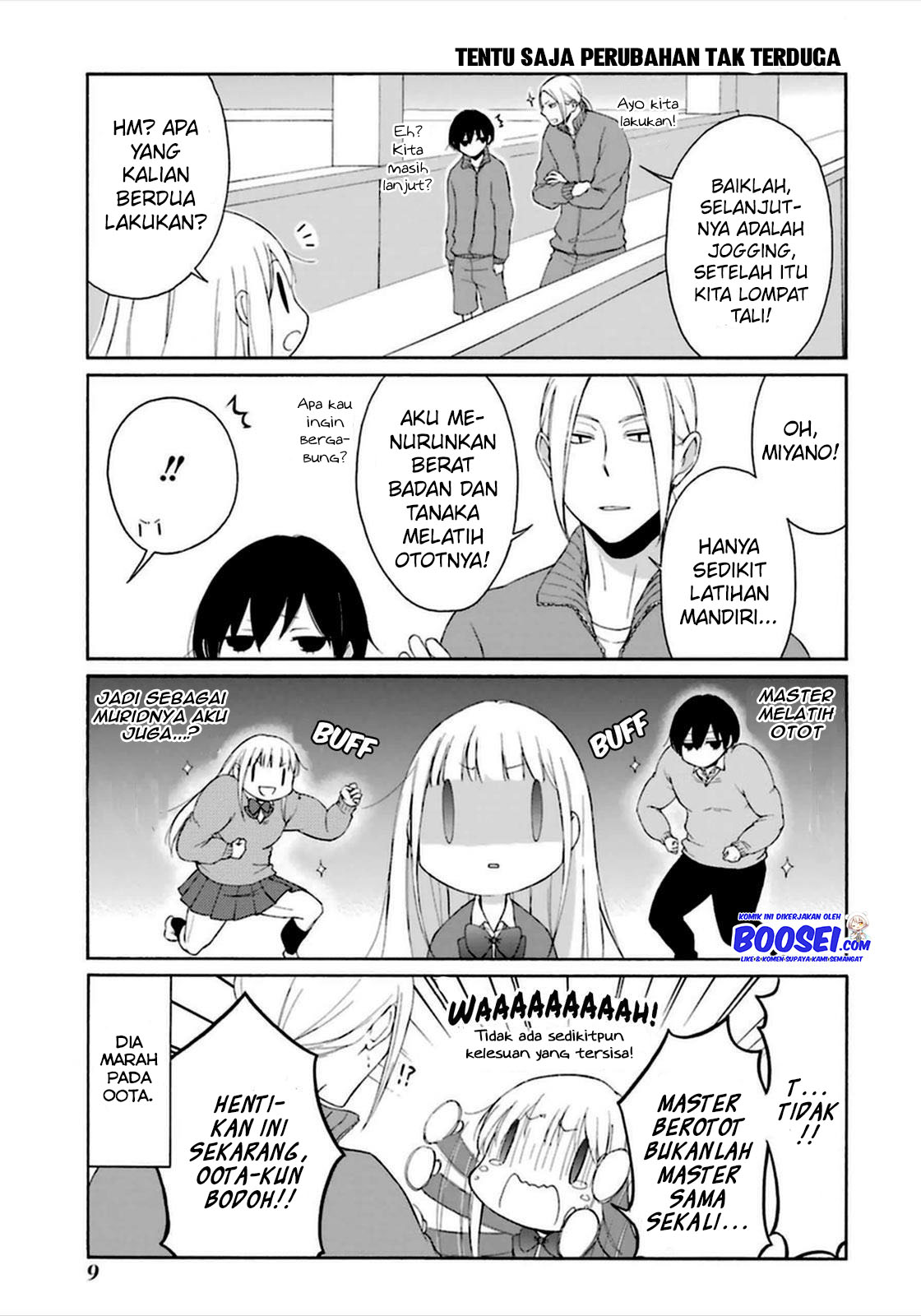 Tanaka-kun wa Itsumo Kedaruge Chapter 40 - halaman 9