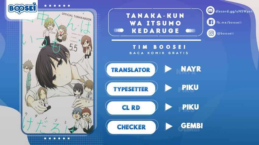 Tanaka-kun wa Itsumo Kedaruge Chapter 47 - halaman 1