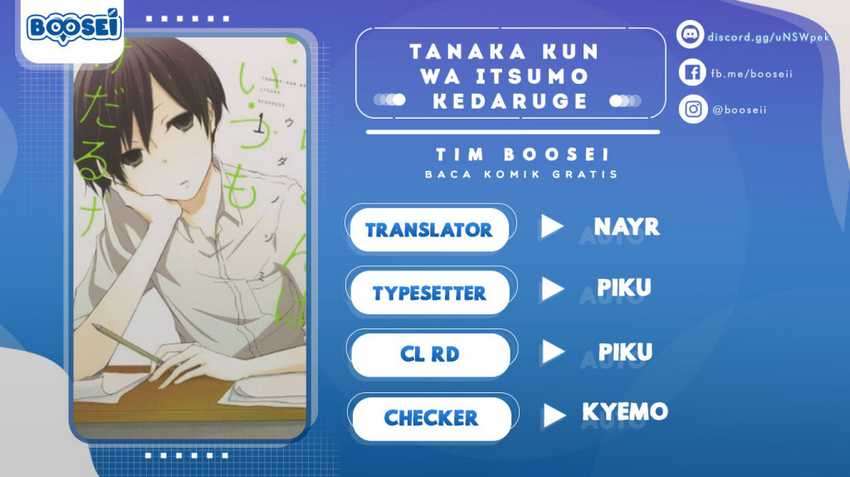 Tanaka-kun wa Itsumo Kedaruge Chapter 48 - halaman 1