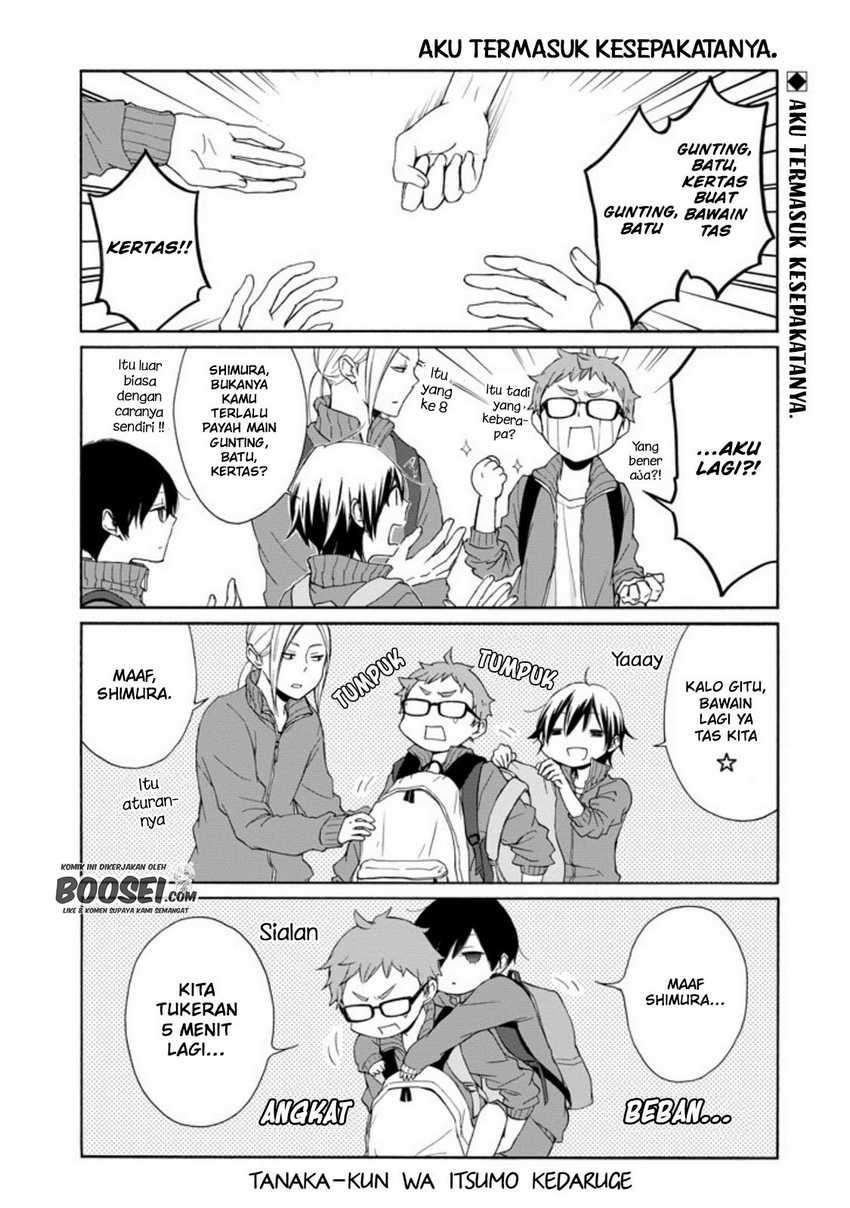Tanaka-kun wa Itsumo Kedaruge Chapter 54 - halaman 3