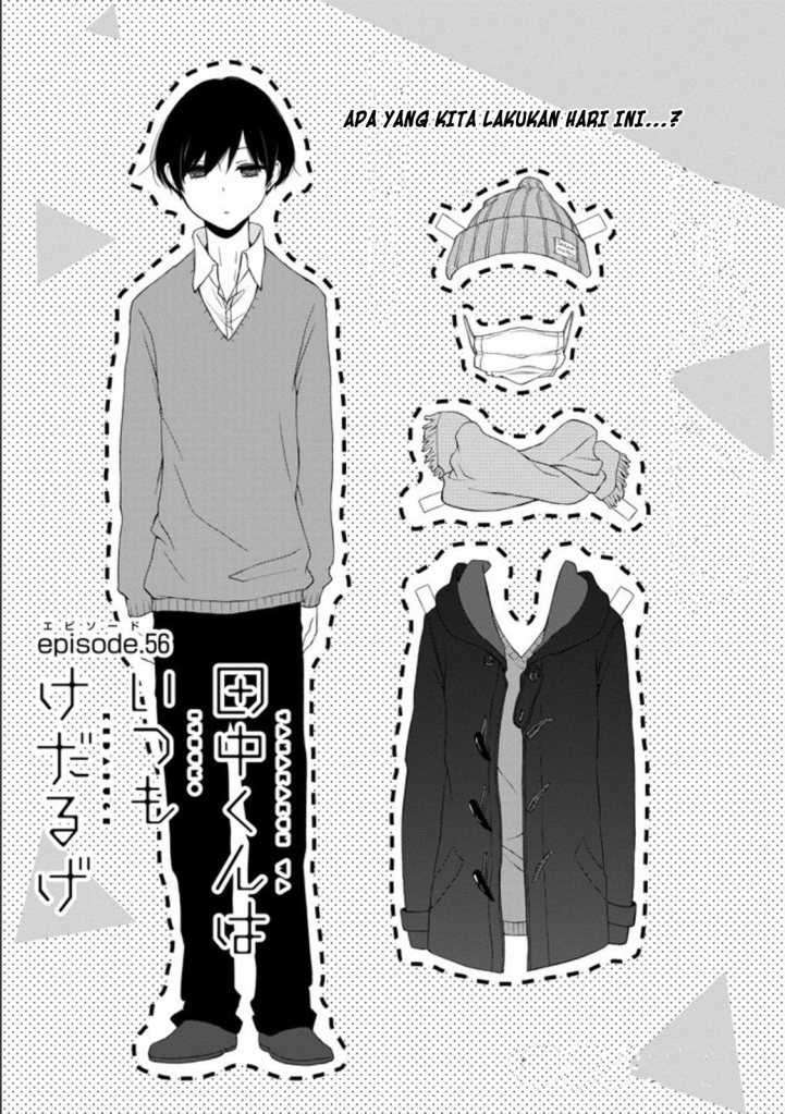 Tanaka-kun wa Itsumo Kedaruge Chapter 56 - halaman 3
