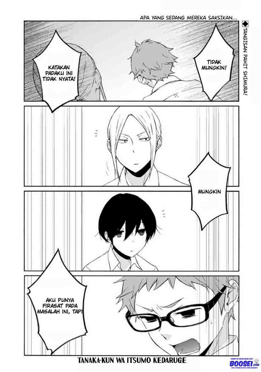 Tanaka-kun wa Itsumo Kedaruge Chapter 72 - halaman 3