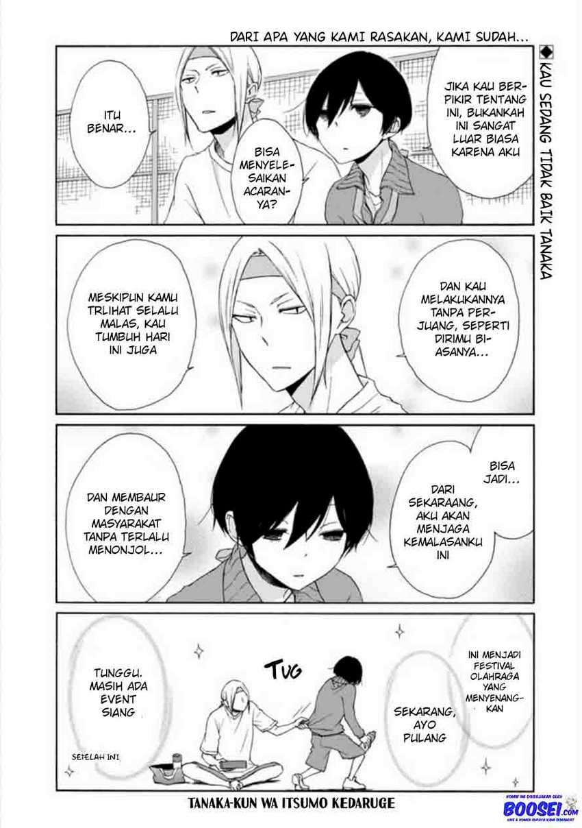 Tanaka-kun wa Itsumo Kedaruge Chapter 77 - halaman 3