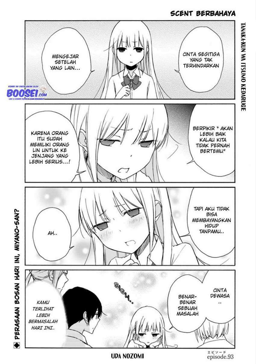 Tanaka-kun wa Itsumo Kedaruge Chapter 93 - halaman 3