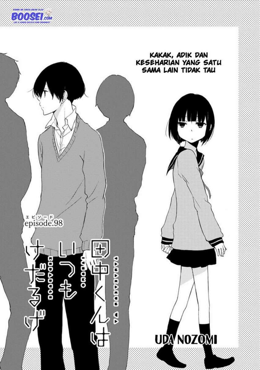 Tanaka-kun wa Itsumo Kedaruge Chapter 98 - halaman 3