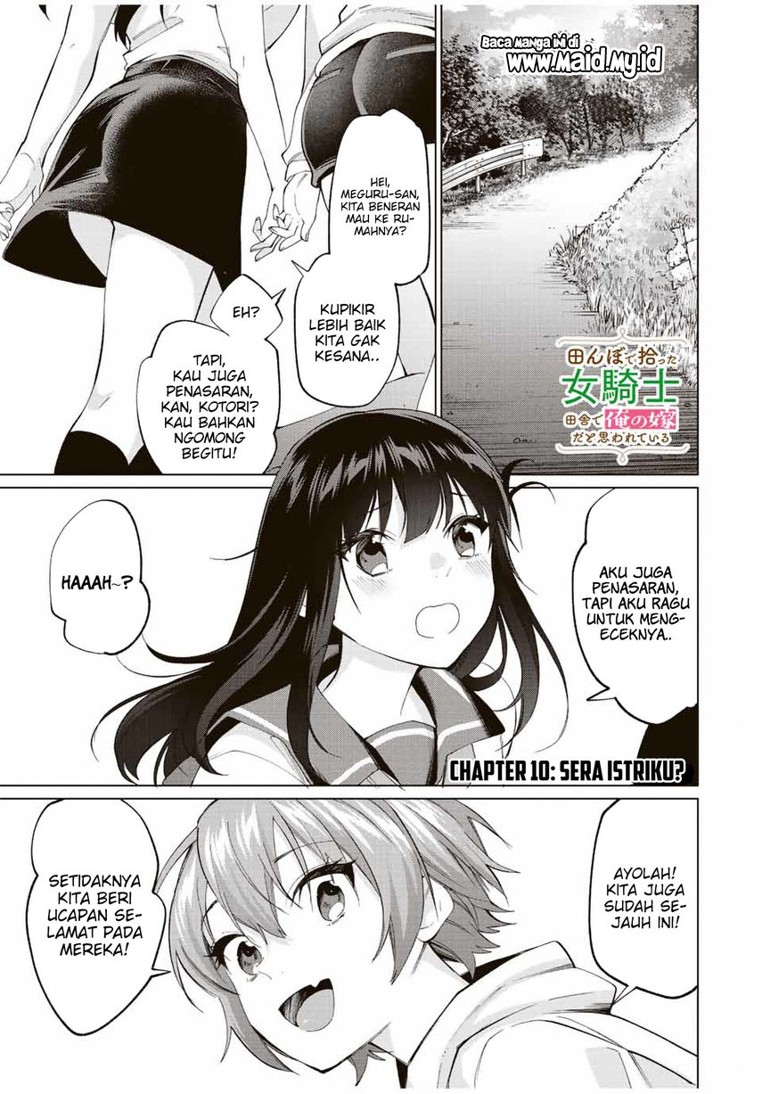Tanbo de Hirotta Onna Kishi, Inaka de Ore no Yome dato Omowareteiru Chapter 10 - halaman 3