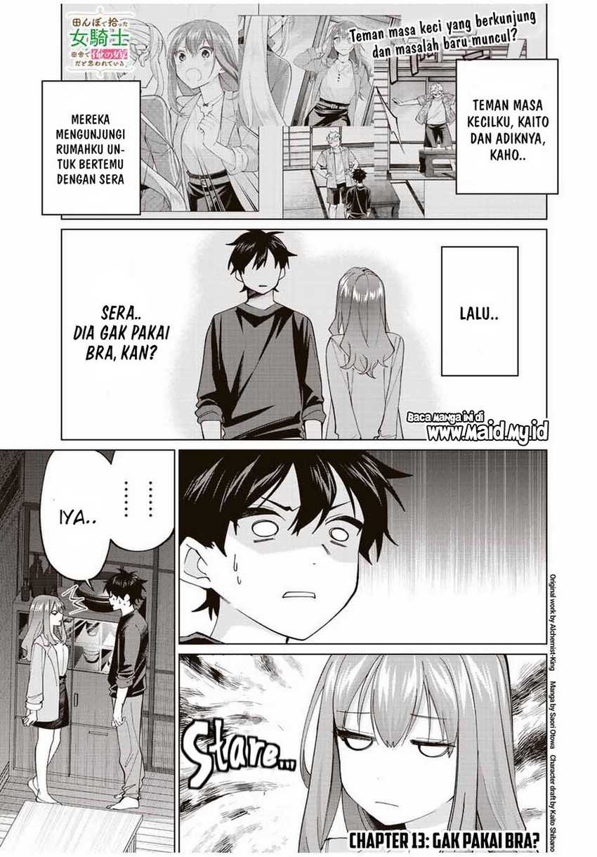 Tanbo de Hirotta Onna Kishi, Inaka de Ore no Yome dato Omowareteiru Chapter 13 - halaman 3