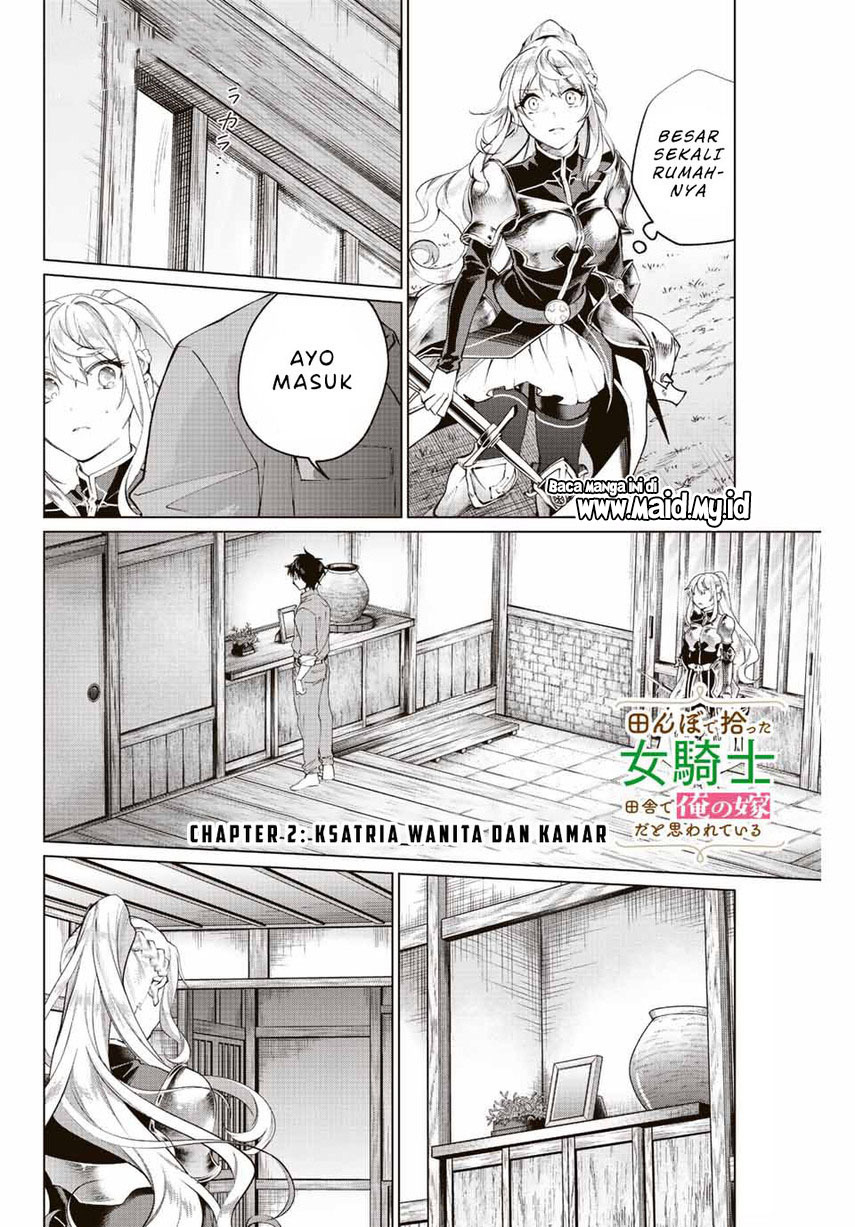 Tanbo de Hirotta Onna Kishi, Inaka de Ore no Yome dato Omowareteiru Chapter 2 - halaman 3