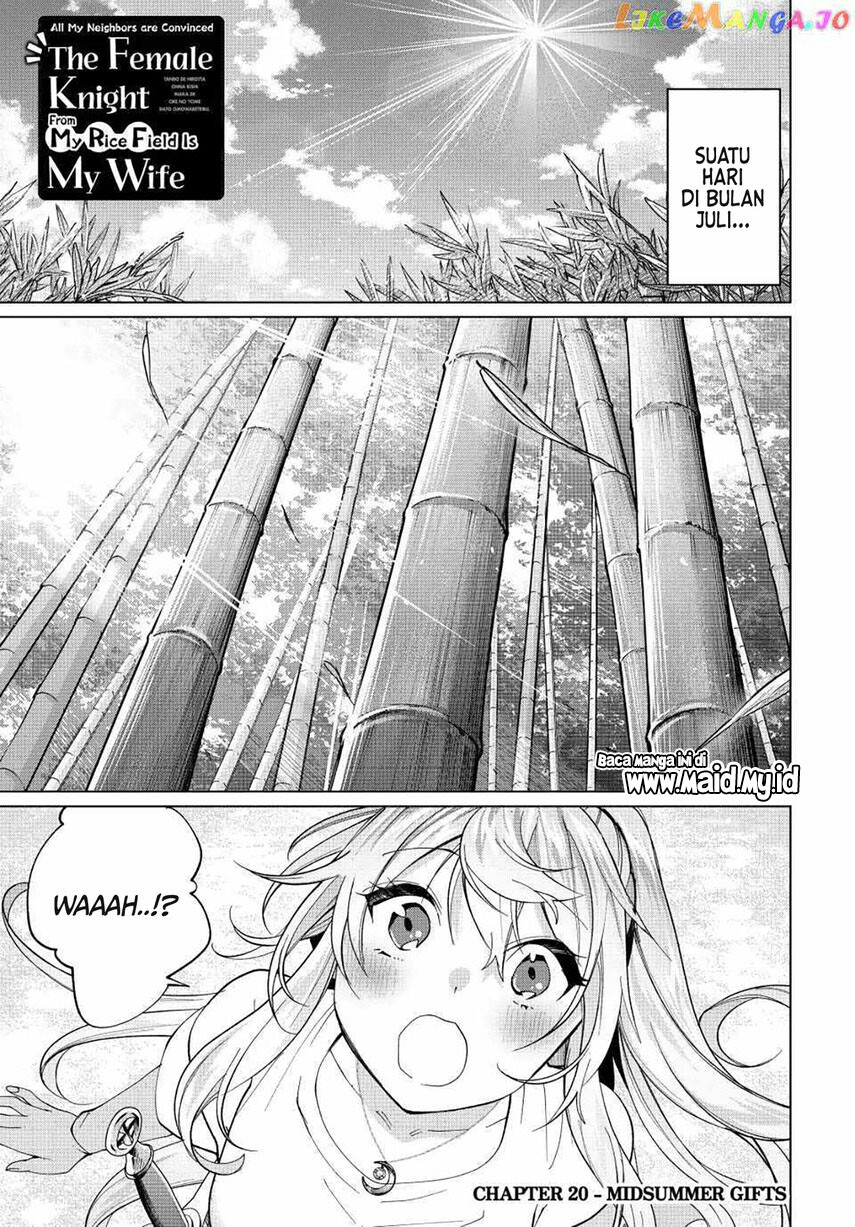 Tanbo de Hirotta Onna Kishi, Inaka de Ore no Yome dato Omowareteiru Chapter 20 - halaman 3