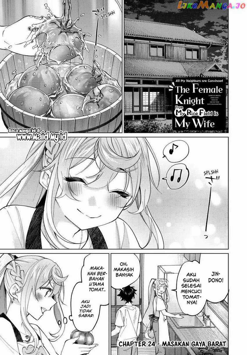 Tanbo de Hirotta Onna Kishi, Inaka de Ore no Yome dato Omowareteiru Chapter 24 - halaman 3