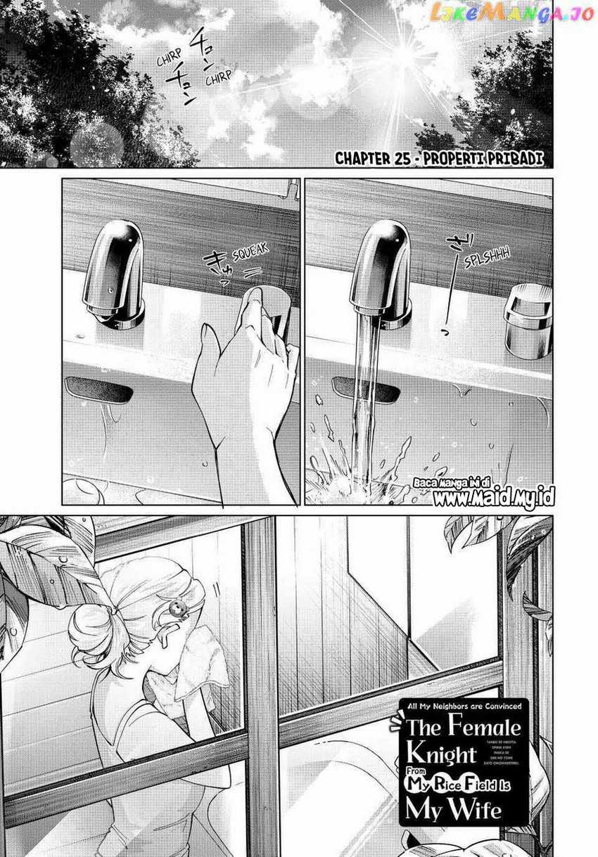 Tanbo de Hirotta Onna Kishi, Inaka de Ore no Yome dato Omowareteiru Chapter 25 - halaman 3