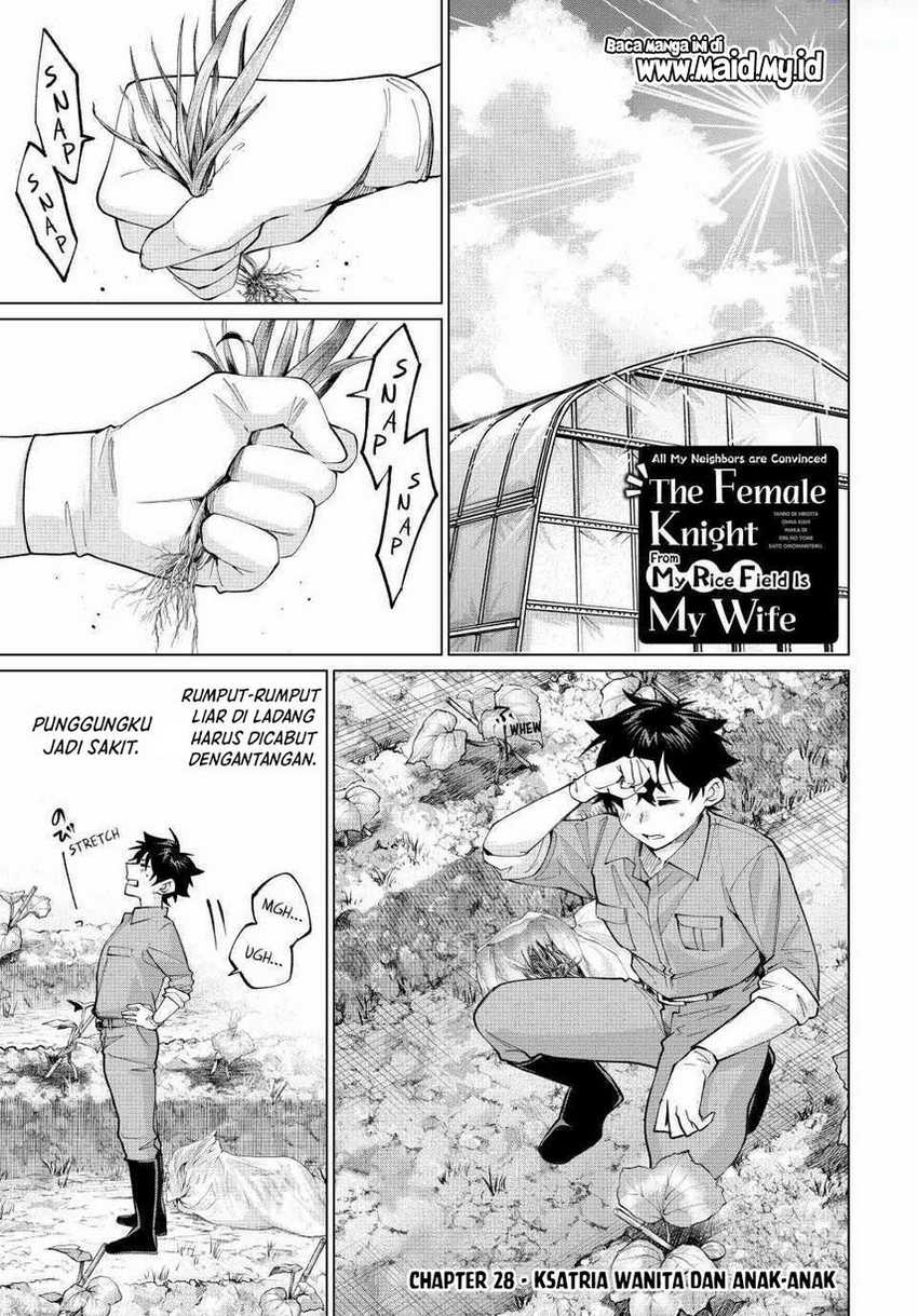 Tanbo de Hirotta Onna Kishi, Inaka de Ore no Yome dato Omowareteiru Chapter 28 - halaman 3