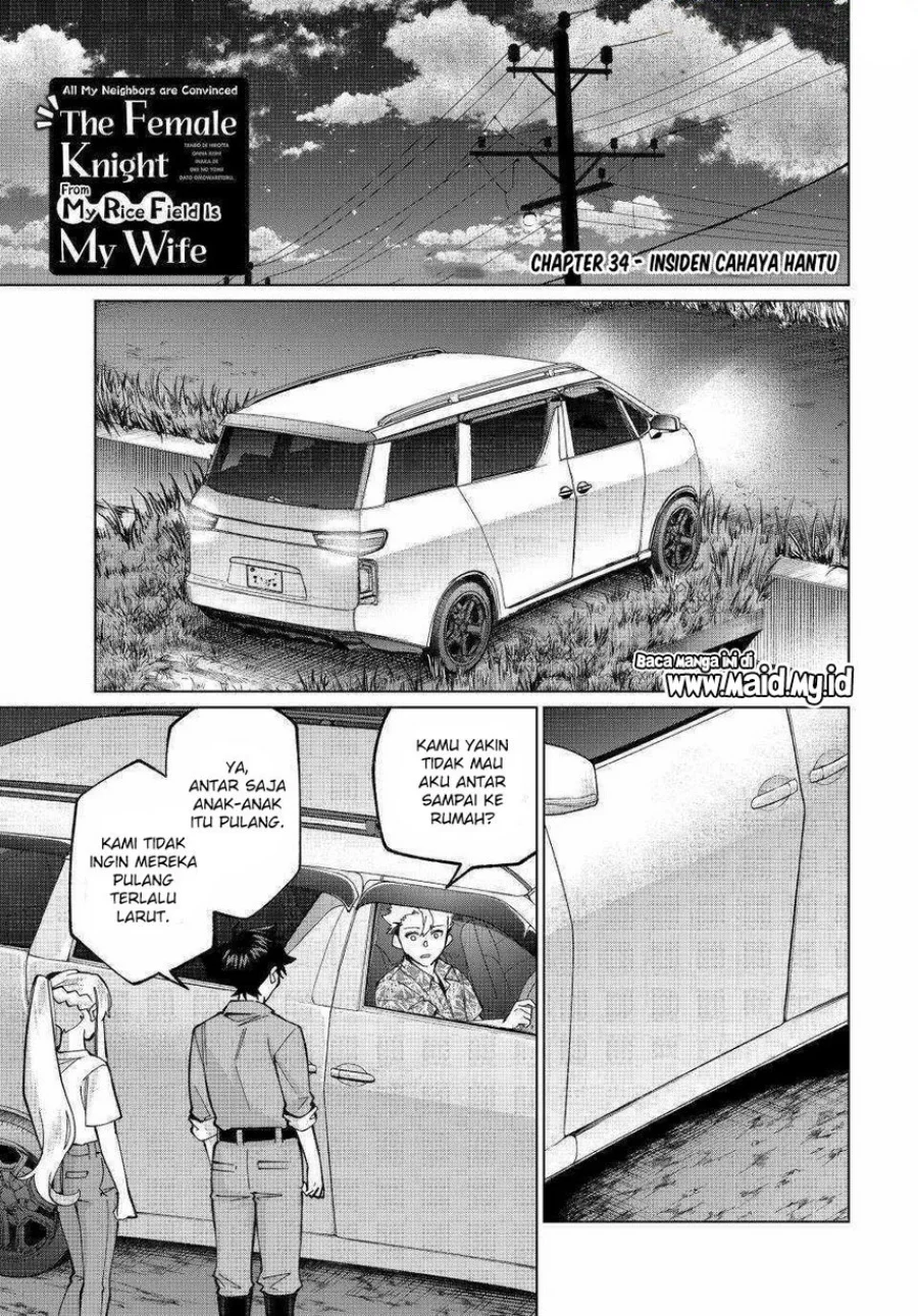 Tanbo de Hirotta Onna Kishi, Inaka de Ore no Yome dato Omowareteiru Chapter 34 - halaman 3