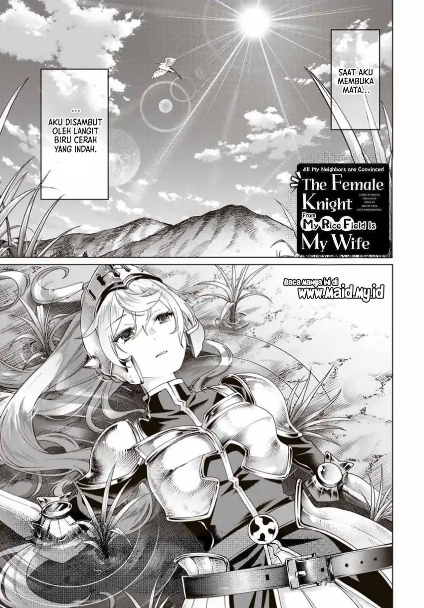 Tanbo de Hirotta Onna Kishi, Inaka de Ore no Yome dato Omowareteiru Chapter 40 - halaman 3