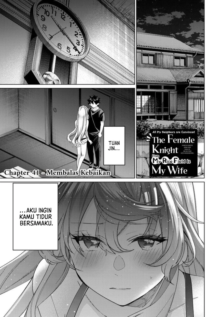 Tanbo de Hirotta Onna Kishi, Inaka de Ore no Yome dato Omowareteiru Chapter 41 - halaman 3