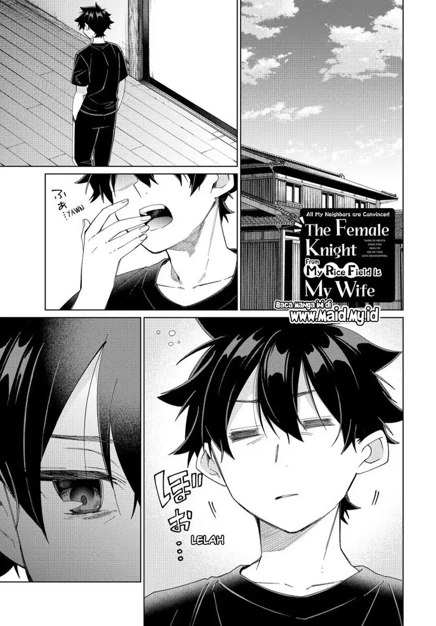 Tanbo de Hirotta Onna Kishi, Inaka de Ore no Yome dato Omowareteiru Chapter 43 - halaman 3