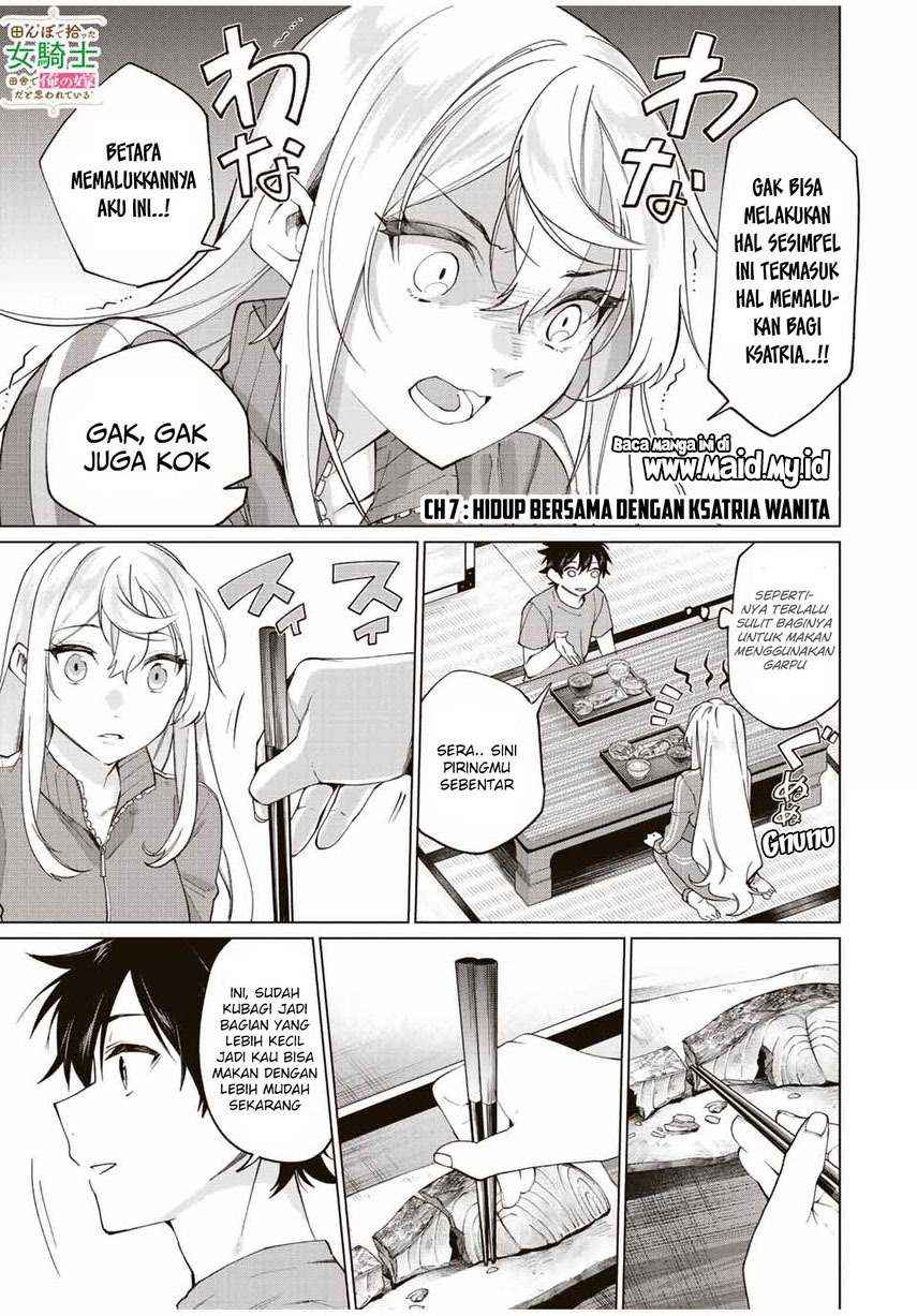 Tanbo de Hirotta Onna Kishi, Inaka de Ore no Yome dato Omowareteiru Chapter 7 - halaman 3