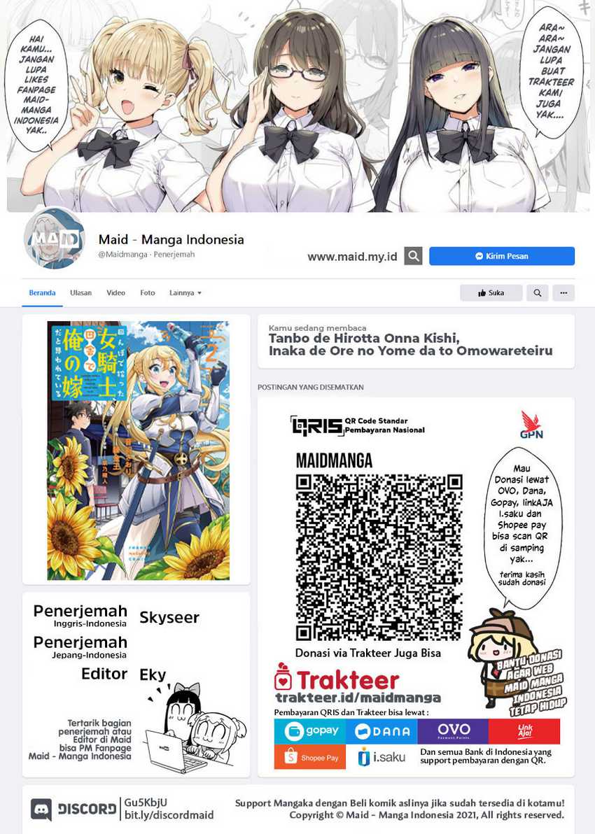 Tanbo de Hirotta Onna Kishi, Inaka de Ore no Yome dato Omowareteiru Chapter 9 - halaman 2