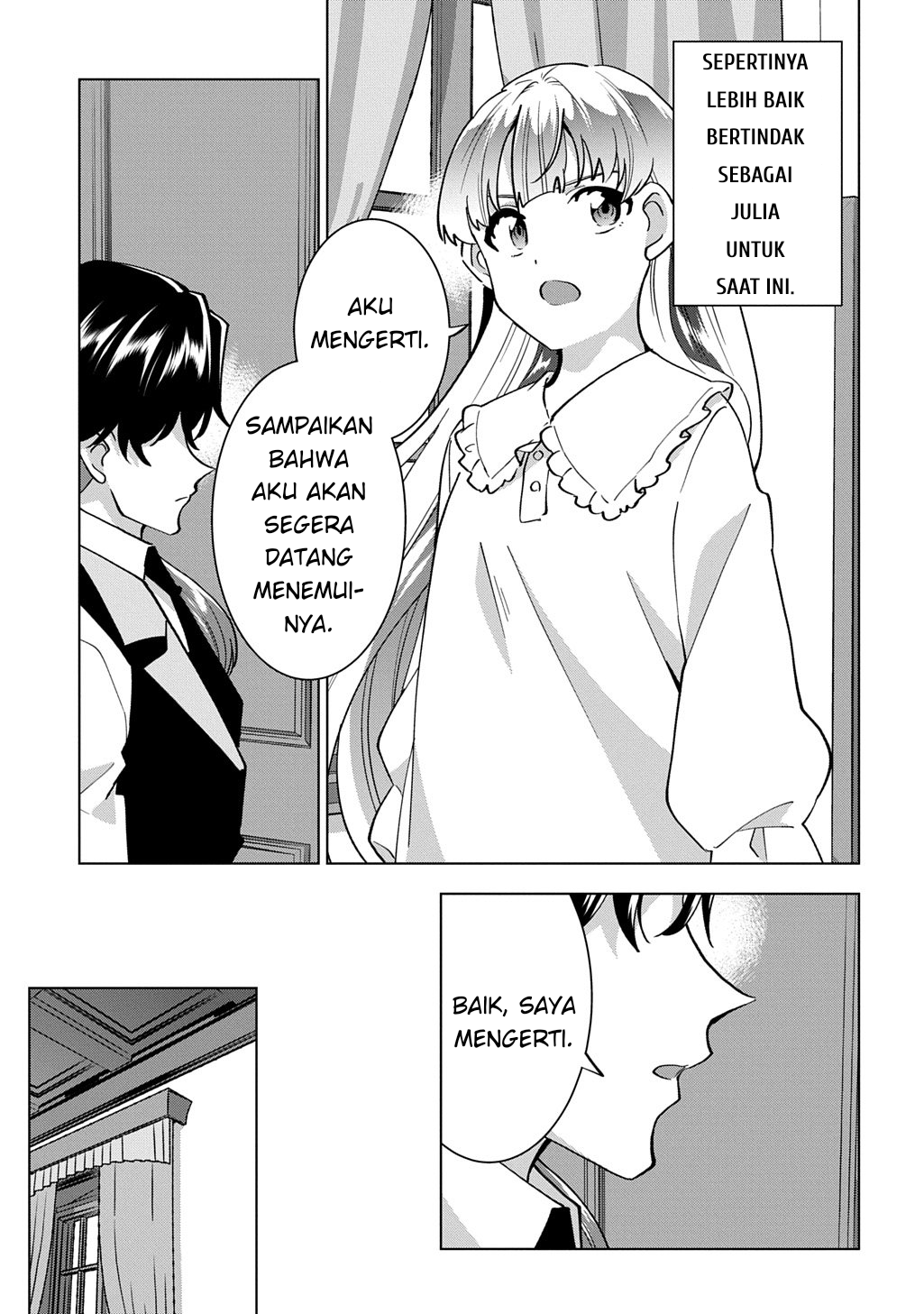 Tantei Reijou Julia Moriarty: Seibetsu mo Mibun mo Kawarimashita ga, Tenseisaki demo Tanteigyou Saikai shimasu Chapter 1 - halaman 50