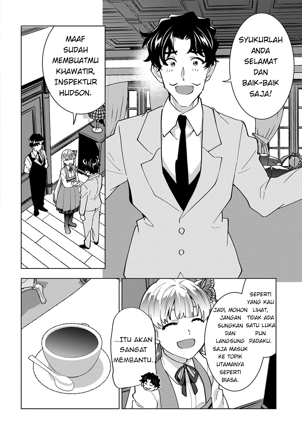 Tantei Reijou Julia Moriarty: Seibetsu mo Mibun mo Kawarimashita ga, Tenseisaki demo Tanteigyou Saikai shimasu Chapter 1 - halaman 51