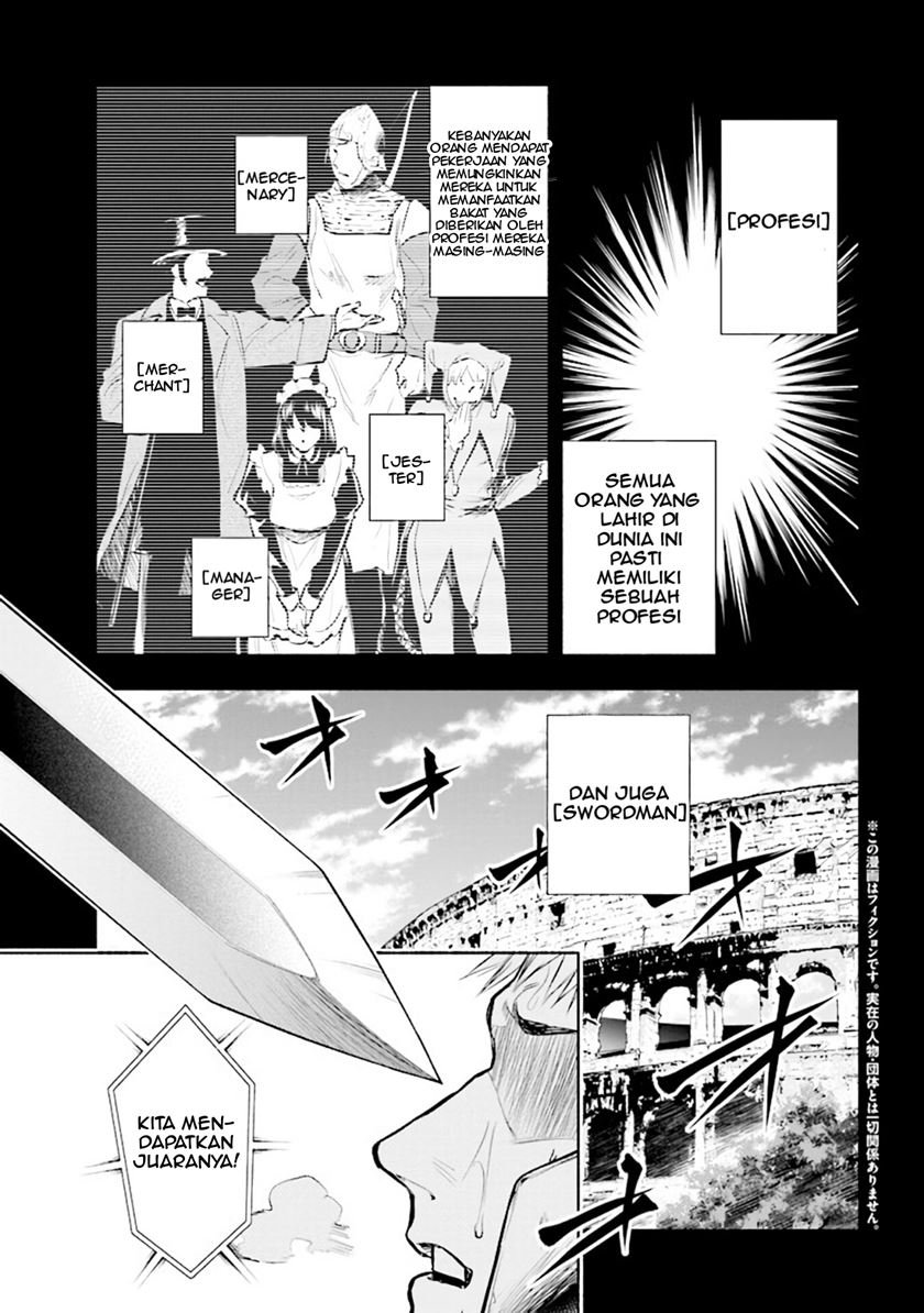 Tatoeba Ore ga, Champion kara Oujo no Himo ni Job Change shita toshite. Chapter 0 - halaman 2