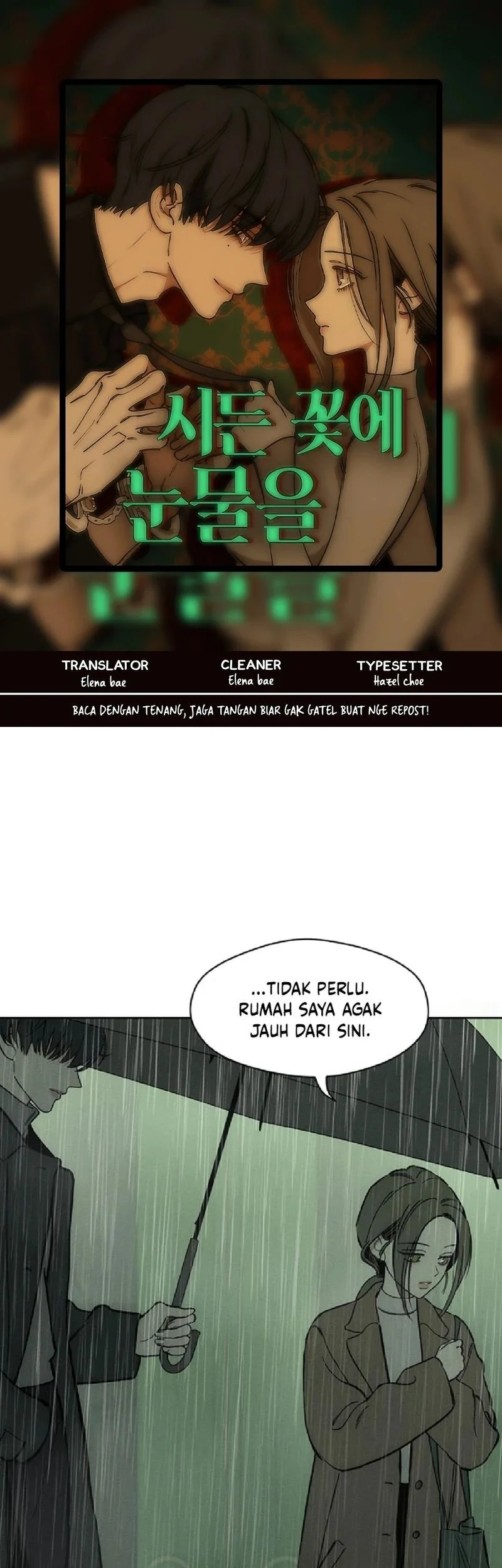 Tears on a Withered Flower Chapter 5 - halaman 1