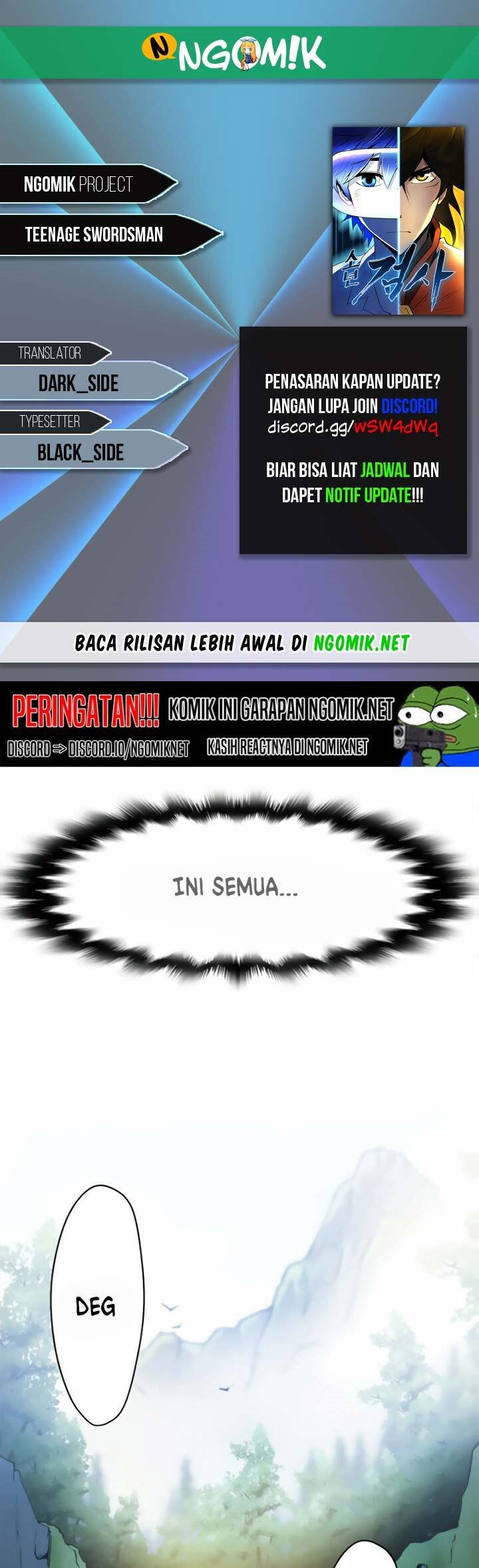Teenage Swordsman Chapter 2 - halaman 1