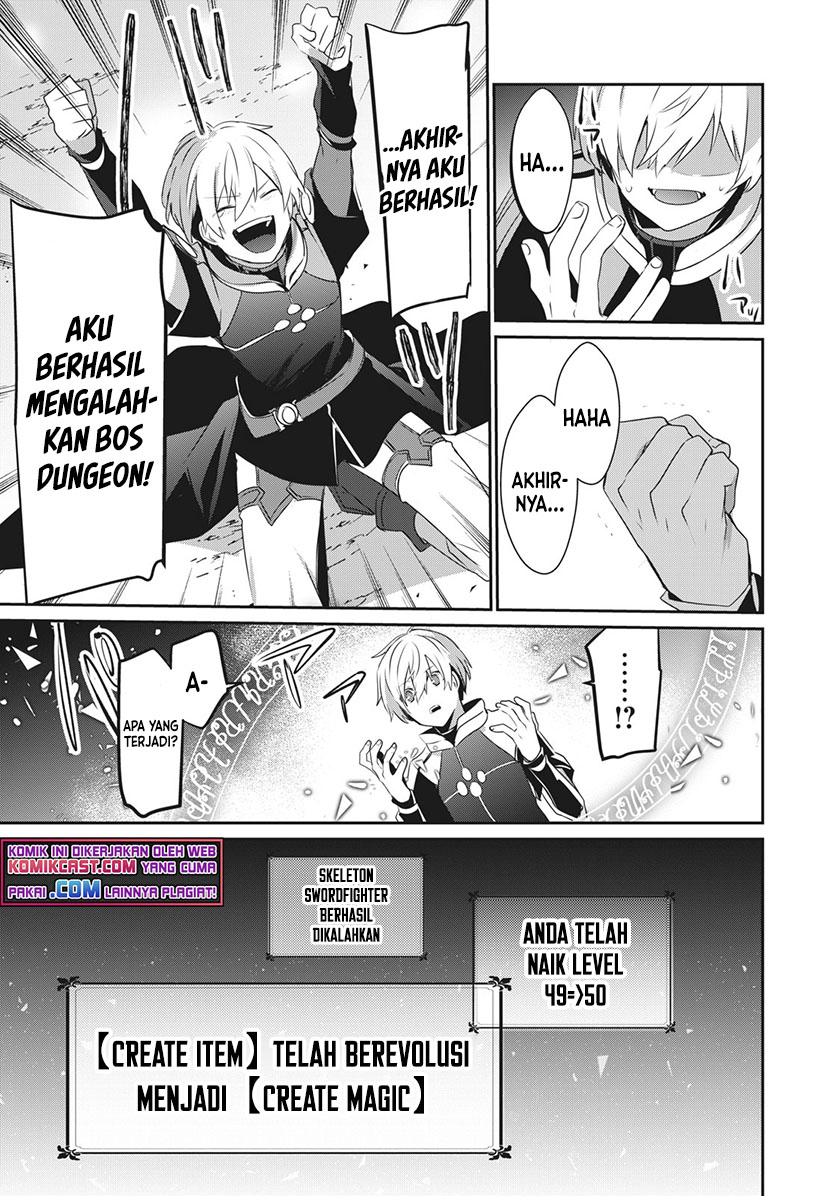 Teihen Boukensha dakedo Mahou wo Kiwametemiru Koto ni Shita: Munou Skill kara Kami Skill ni Shinka shita "Mahou Souzou" to "Item Sakusei" de Musou suru Chapter 1 - halaman 24