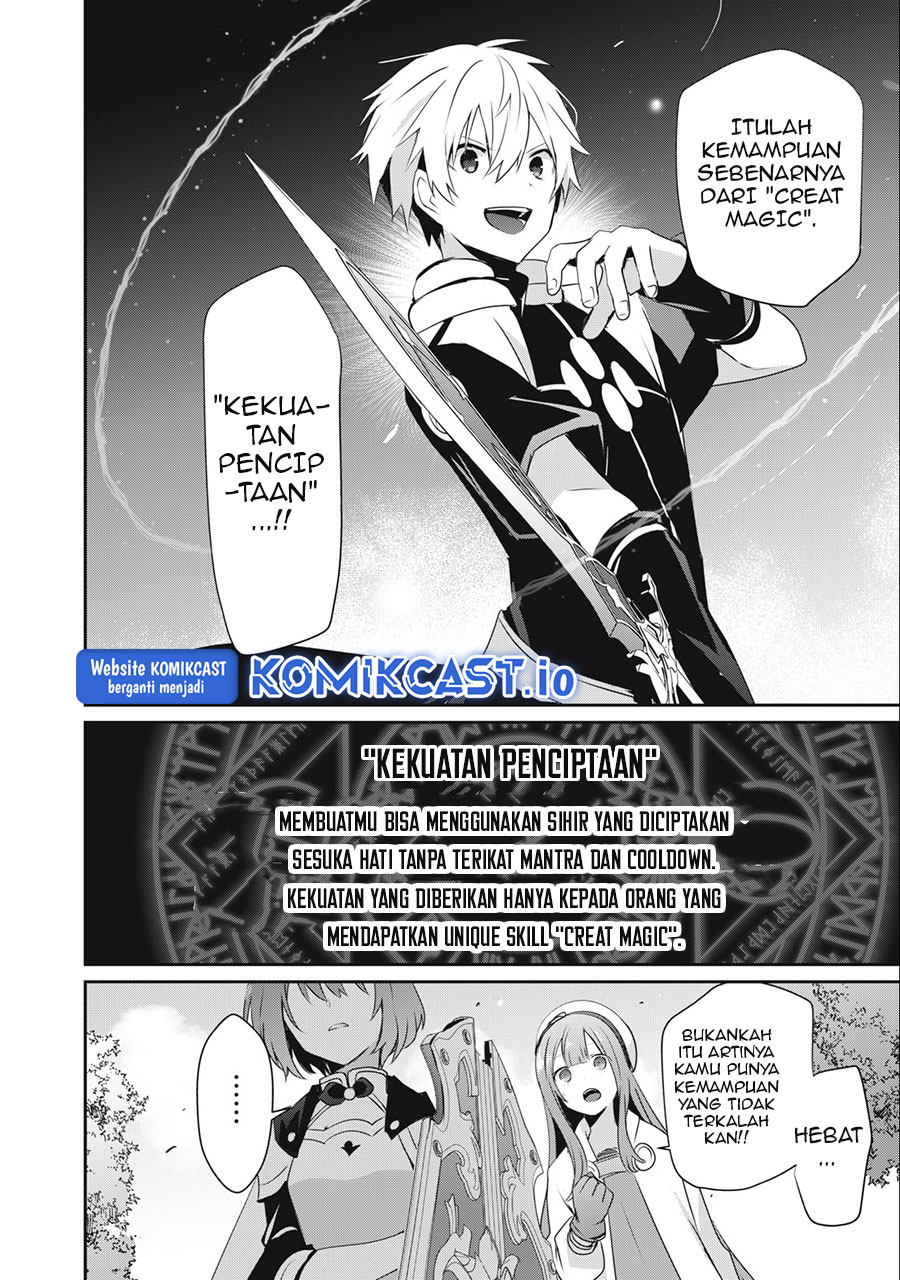 Teihen Boukensha dakedo Mahou wo Kiwametemiru Koto ni Shita: Munou Skill kara Kami Skill ni Shinka shita "Mahou Souzou" to "Item Sakusei" de Musou suru Chapter 19.2 - halaman 11