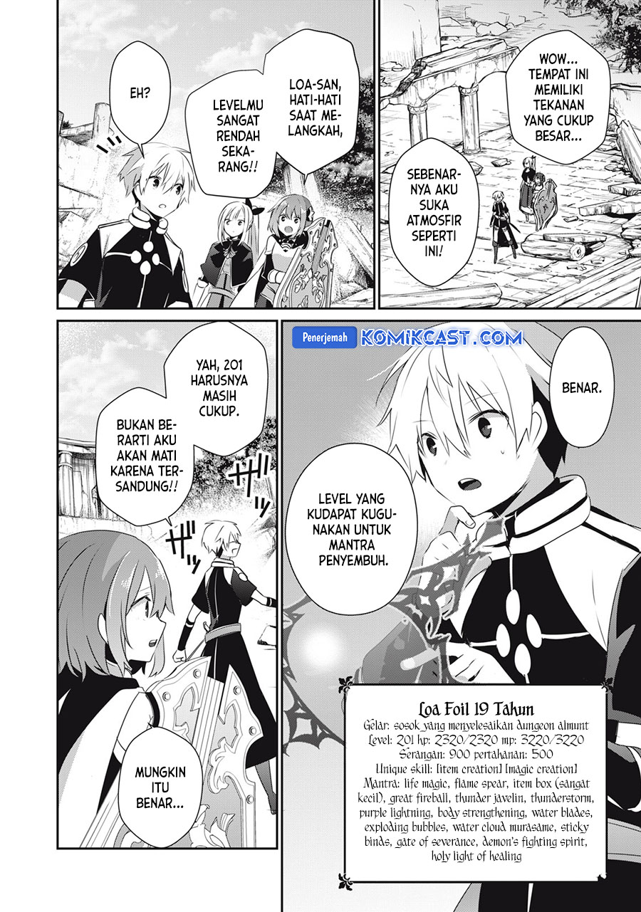 Teihen Boukensha dakedo Mahou wo Kiwametemiru Koto ni Shita: Munou Skill kara Kami Skill ni Shinka shita "Mahou Souzou" to "Item Sakusei" de Musou suru Chapter 23.2 - halaman 2