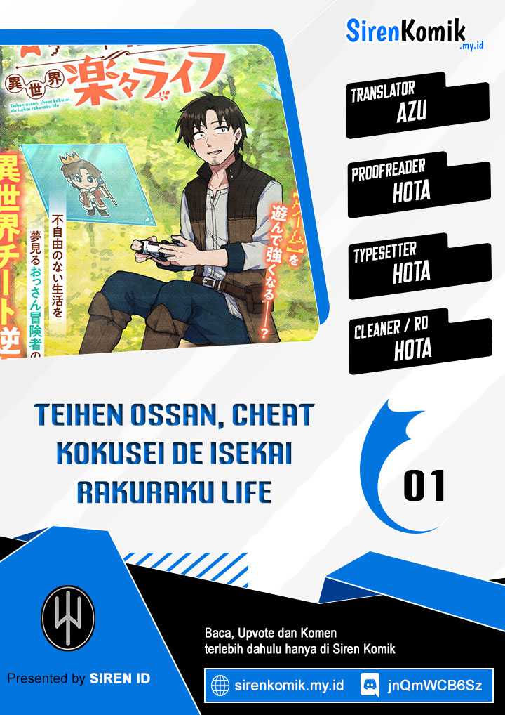 Teihen Ossan, Cheat Kokusei de Isekai Rakuraku Life Chapter 1 - halaman 1