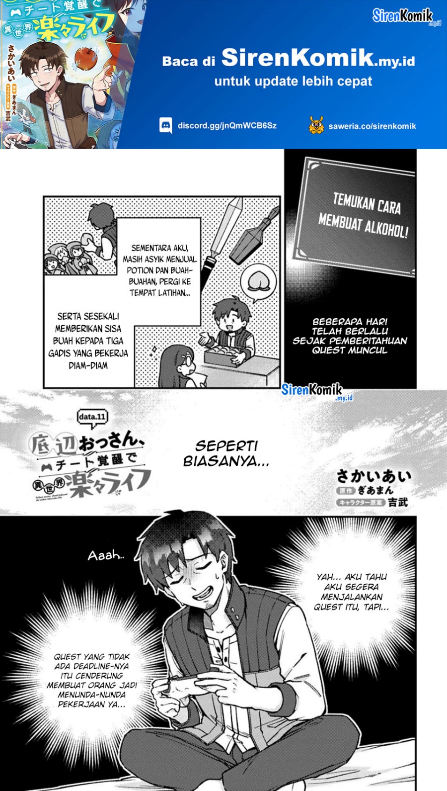 Teihen Ossan, Cheat Kokusei de Isekai Rakuraku Life Chapter 11 - halaman 2