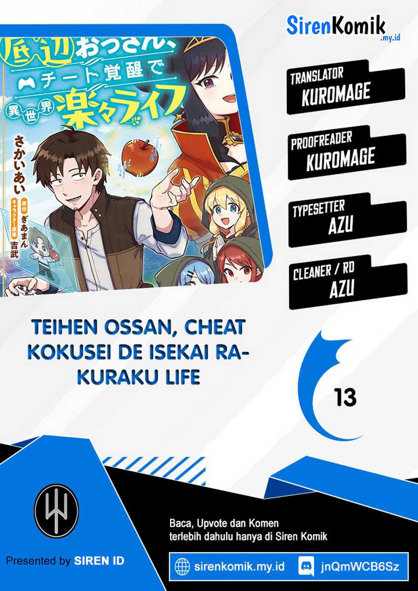 Teihen Ossan, Cheat Kokusei de Isekai Rakuraku Life Chapter 13 - halaman 1