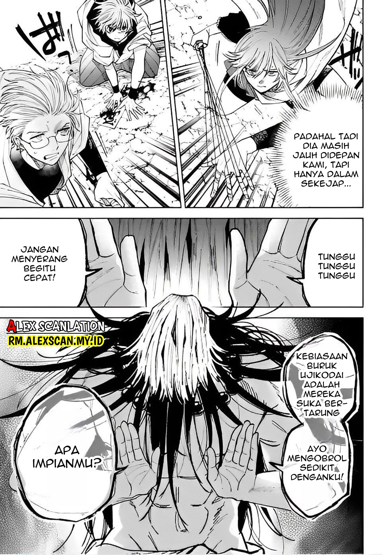 Tengubarai no Sankyoudai Chapter 42 - halaman 9