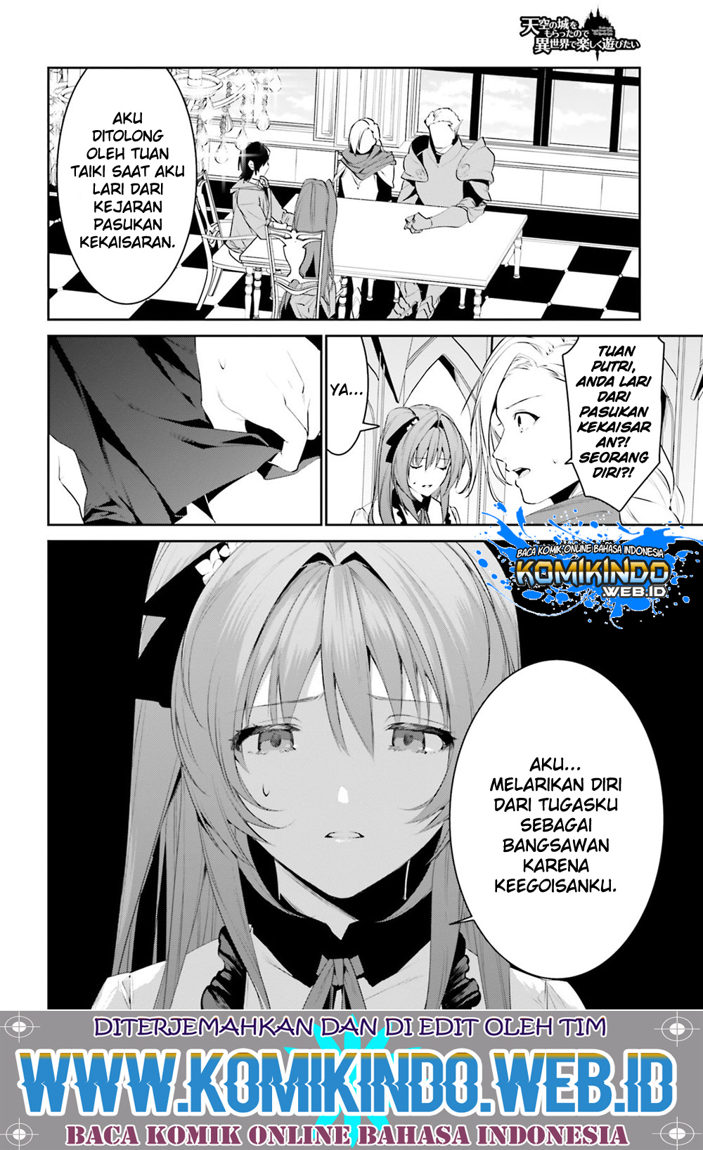 Tenkuu no Shiro o Moratta no de Isekai de Tanoshiku Asobitai Chapter 10.2 - halaman 3