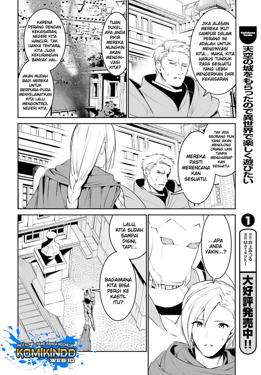 Tenkuu no Shiro o Moratta no de Isekai de Tanoshiku Asobitai Chapter 10 - halaman 12
