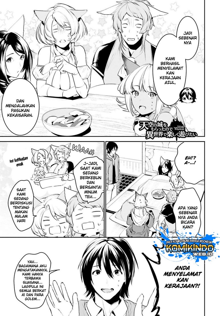 Tenkuu no Shiro o Moratta no de Isekai de Tanoshiku Asobitai Chapter 10 - halaman 2