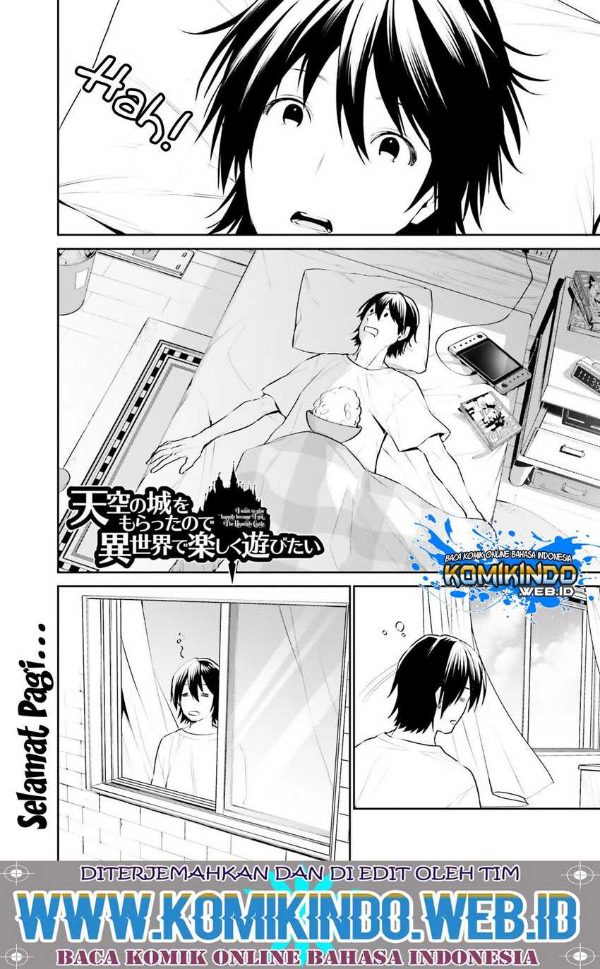 Tenkuu no Shiro o Moratta no de Isekai de Tanoshiku Asobitai Chapter 12 - halaman 2