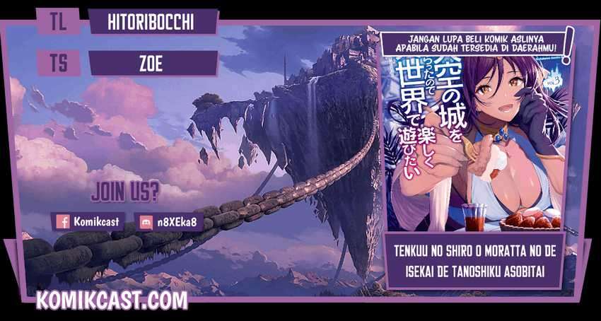 Tenkuu no Shiro o Moratta no de Isekai de Tanoshiku Asobitai Chapter 20 - halaman 1