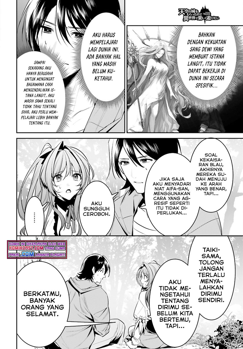 Tenkuu no Shiro o Moratta no de Isekai de Tanoshiku Asobitai Chapter 28 - halaman 15