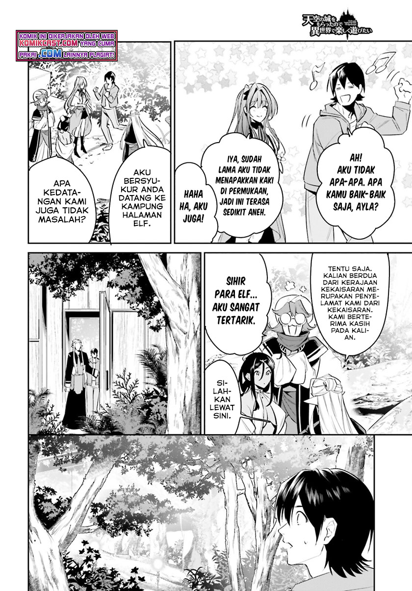 Tenkuu no Shiro o Moratta no de Isekai de Tanoshiku Asobitai Chapter 28 - halaman 5