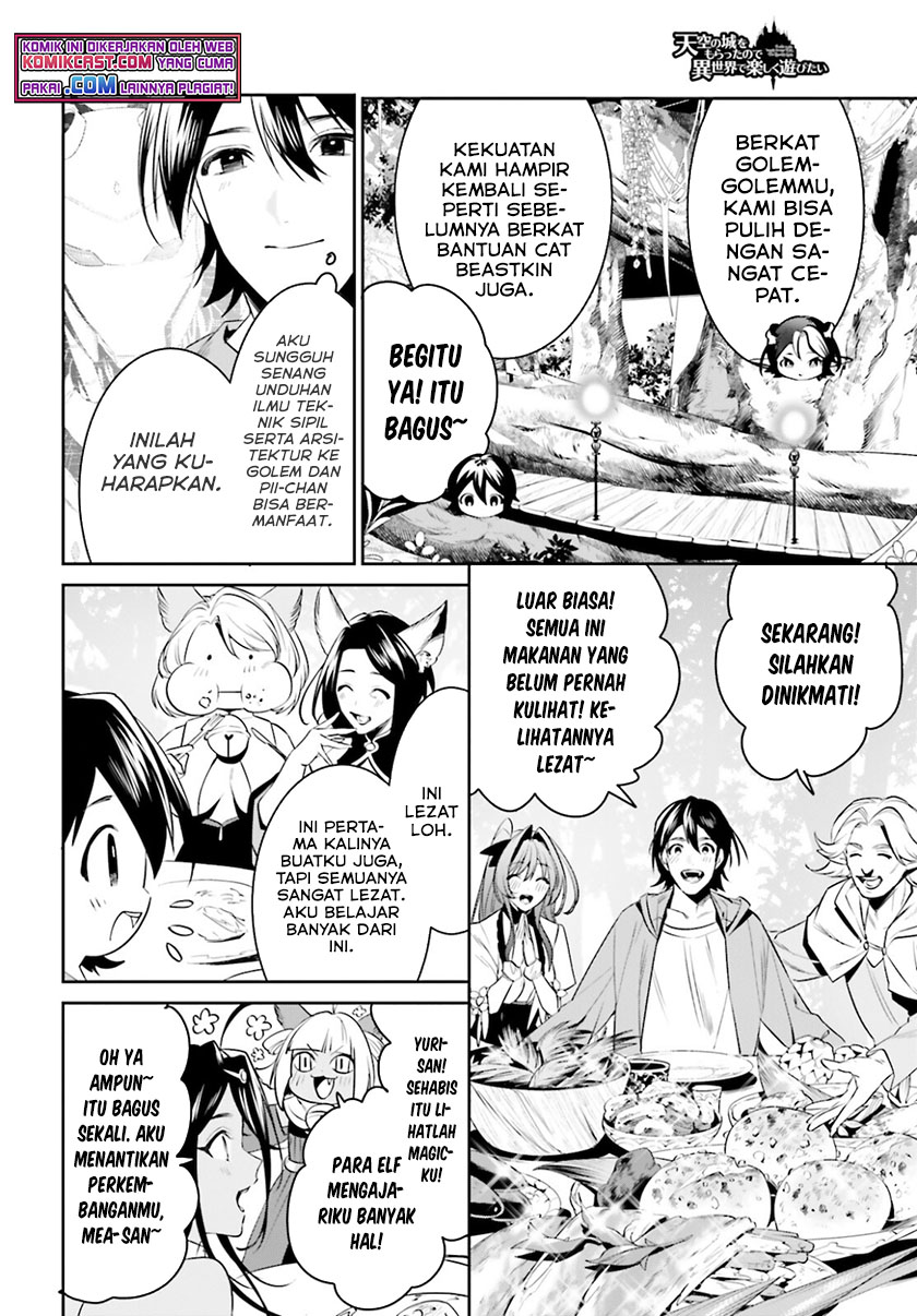 Tenkuu no Shiro o Moratta no de Isekai de Tanoshiku Asobitai Chapter 28 - halaman 7