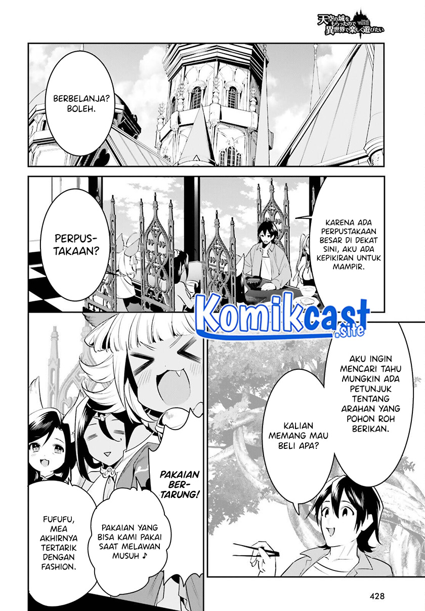 Tenkuu no Shiro o Moratta no de Isekai de Tanoshiku Asobitai Chapter 30 - halaman 3