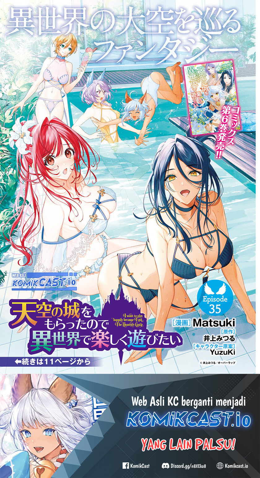 Tenkuu no Shiro o Moratta no de Isekai de Tanoshiku Asobitai Chapter 35 - halaman 2