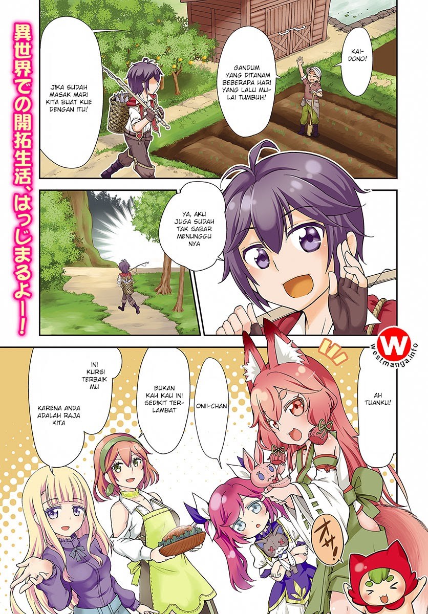Tenohira Kaitaku Mura de Isekai Kenkokuki: Fueteku Yome-tachi to Nonbiri Mujintou Life (fix) Chapter 1 - halaman 1